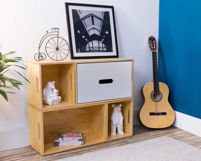 MÓDULO BOX C: GAVETAS - 60X37 - TRIGO