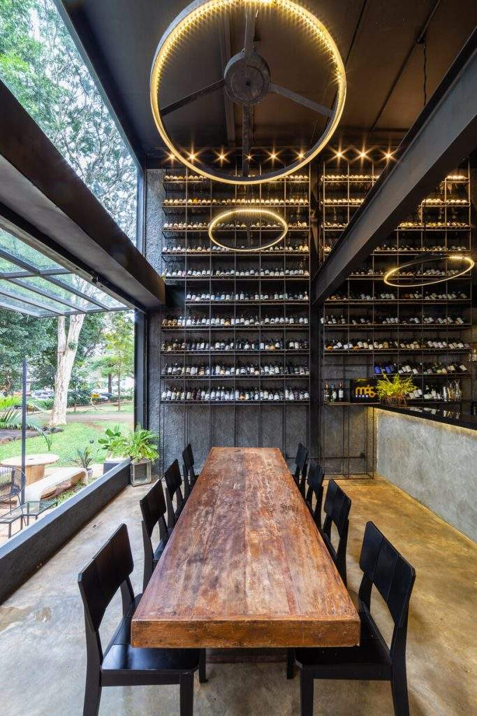 Collab de arquitetura: conheça o wine bar